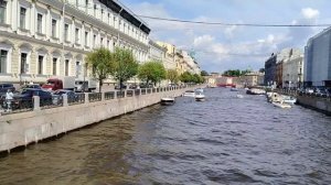 кораблики на р. Мойка. Санкт-Петербург