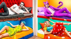 Экстрем стройка двухэтажной кровати! Строим секретную комнату для Вампира, Радости и CatNa