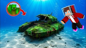 НАШЕЛ ЗАБРОШЕННУЮ ПОДВОДНУЮ ЛОДКУ  #майнкрафт Minecraft!
