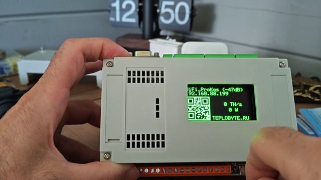 ТЕПЛОБАЙТ: Инструкция по подключению к WiFi контроллера с OLED дисплеем