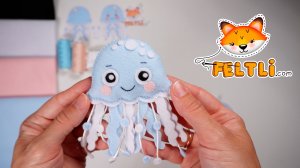 Мастер-класс Медуза из фетра своими руками / Как сшить медузу своими руками