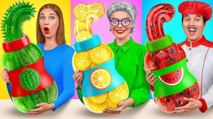 Кулинарный Челлендж# Я против Бабушки # Битвы с едой