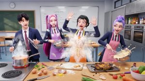 КУЛИНАРНЫЙ класс «ХАОС»! 😱🍳 ｜ Школа охотников на демонов KPop