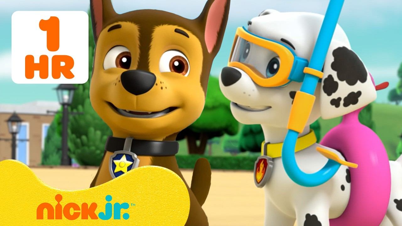 Щенячий патруль: Спасение на пляже!  с Гончиком и Крепышом | 60 минут | Nick Jr. Cyrillic