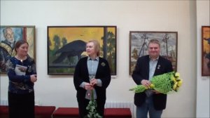 Открытие персональной выставки Федора Помелова «Из края в край», музей г.Обнинска, 14 апреля 2016г.