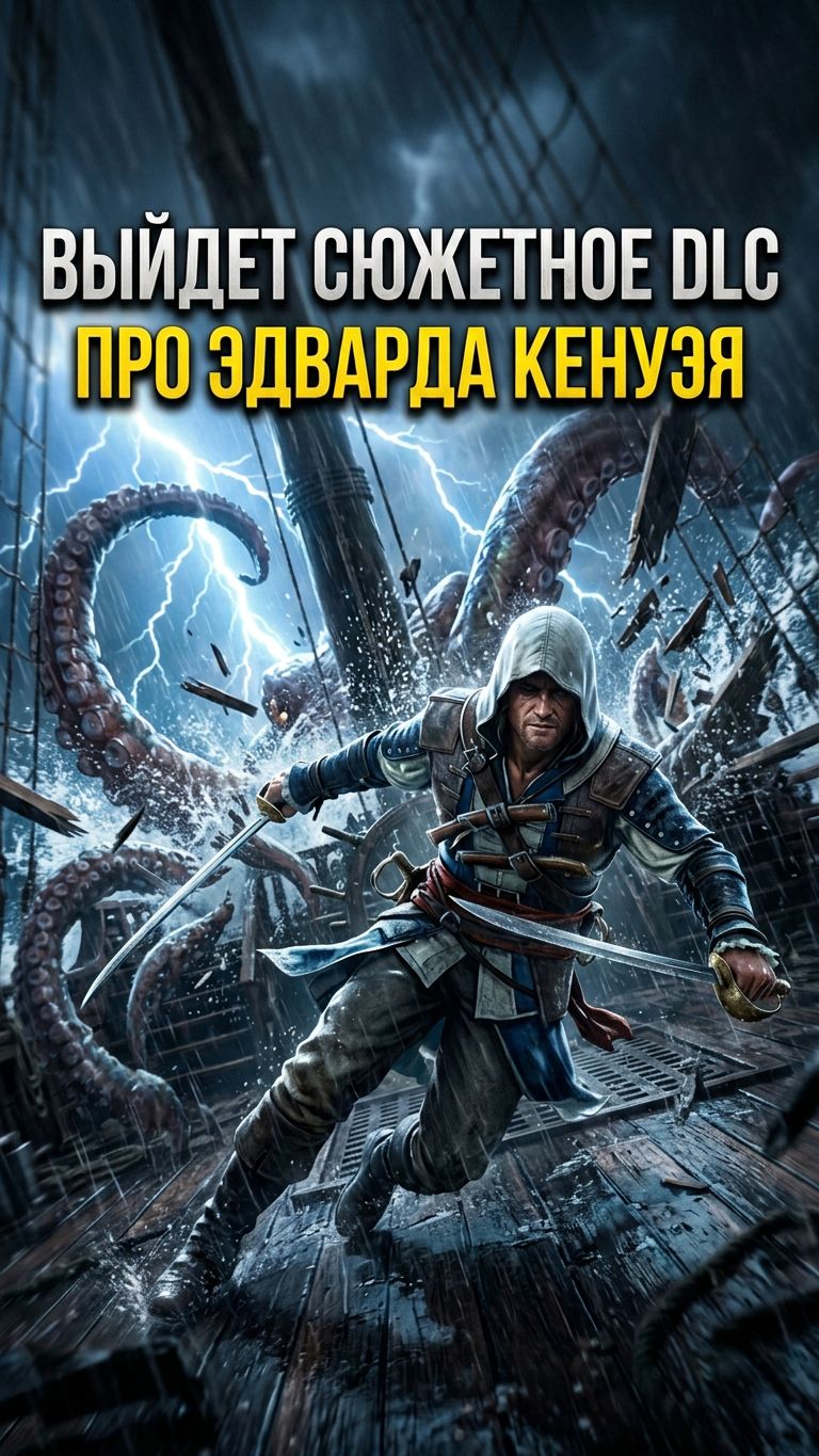 Новое сюжетное DLC про Эдварда для Assassin's Creed Black Flag Resynced