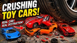 Я РАЗДАВИЛ ИГРУШЕЧНЫЕ МАШИНКИ НАСТОЯЩЕЙ МАШИНОЙ! 😱🚗💥