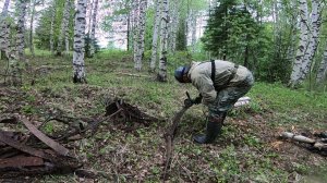 Металлокопом обеспечен на всё лето_Преодолел реку_Добрался до деревни_Дикие и не тронутые места