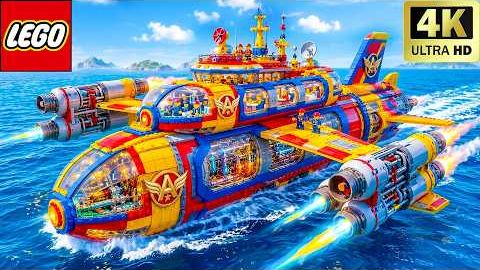 Самый быстрый корабль, когда-либо созданный из конструктора LEGO⚓🛳️