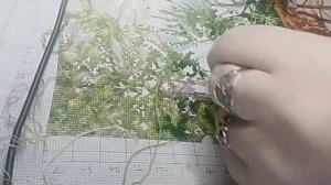 Лесная тайна Вышивка крестиком мои посиделки со вышивкой крестиком и с аудиокнигой