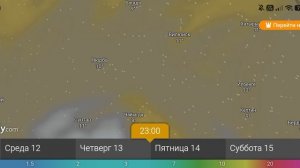 Прогноз погоды 11-16 августа 2026 от windy.com