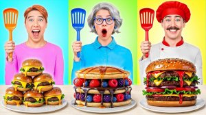 Кулинарный Челлендж# Я против Бабушки # Удивительный Челлендж с Едой от Multi DO Challenge