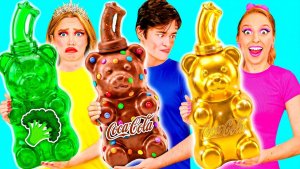 Бедная vs Богатая vs Ультра богатая еда Челлендж _ Кухонные Лайфхаки и Рецепты
