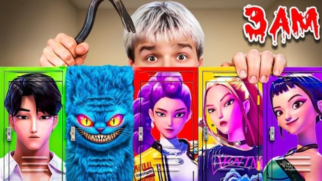 НИКОГДА НЕ ОТКРЫВАЙ ВСЕ ШКАФЧИКИ KPOP DEMON HUNTERS В 3 НОЧИ!!