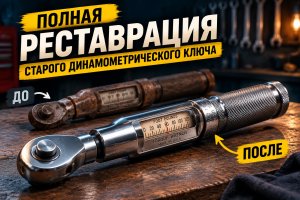 Полная реставрация старинного динамометрического ключа