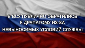 В ВСУ публично обратились к Драпатому из-за невыносимых условий службы