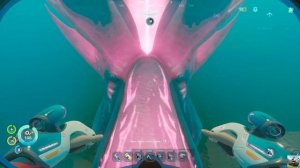 Subnautica 2. Collector Leviathan death. Кальмар скушал