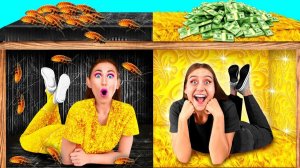 Секретный Домик Под Кроватью # Богатая vs Бедная Смешные Ситуации и Неудачи от KiKi Challenge