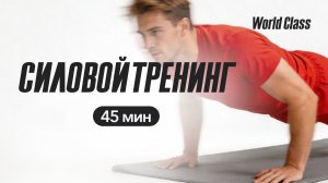 СИЛОВОЙ ТРЕННИНГ  c Валерием Кольвой | 11 августа 2026 |Онлайн-тренировки World Class