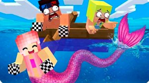 🧜🏼♀️Я СТАЛА РУСАЛКОЙ и ЗАТРОЛЛИЛА СВОИХ ДРУЗЕЙ в МАЙНКРАФТ! ЛЕСКА