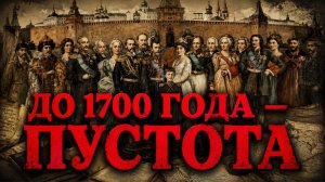 Куда исчезла настоящая Русь! Почему до 1700 года почти пустота. Лекции для сна