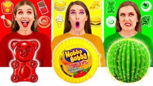 24 Часа Едим Еду Одного Цвета Челлендж # Смешные Челленджи от Fun Fun Challenge