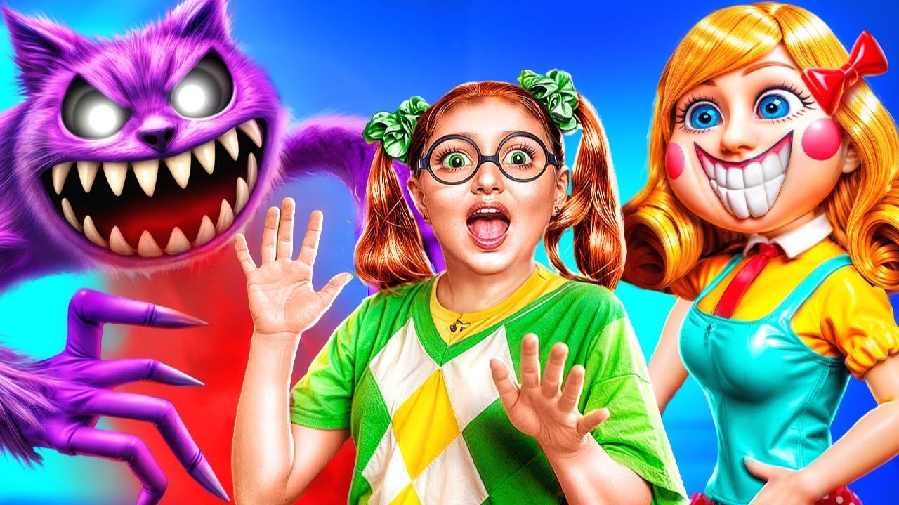 OMG! Теперь я стану МИСС ПРИЯТНОСТЬ# Я застряла в школе Poppy Playtime в реальной жизни!