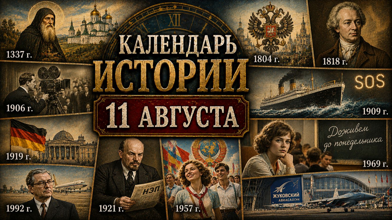 КАЛЕНДАРЬ ИСТОРИИ 11 АВГУСТА
