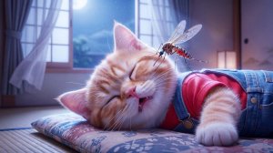 💔🐾 Рыжего котенка ужалили пчелы — мама-кошка срочно отвезла его в больницу!😿🚑