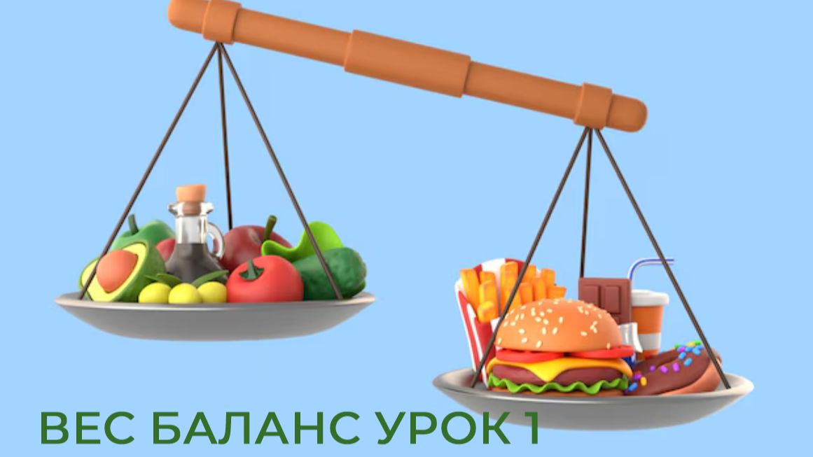 Вес Баланс Урок 1 Ввод Питье Психология