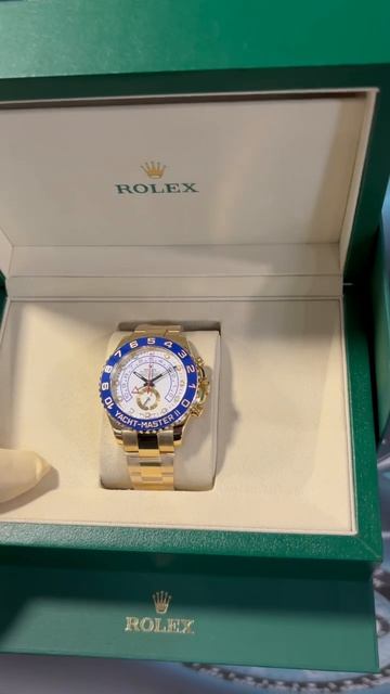 Невероятные золотые Rolex Yacht-Master 🌊