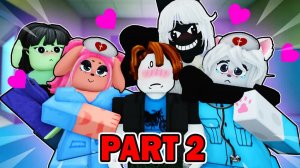 Анимация по Роблоксу КЛИНИКА ДЛЯ ЖИВОТНЫХ, но только девчонки! Часть 2 🎮😂