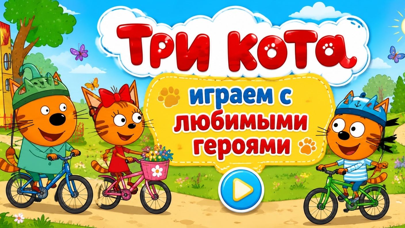 Три Кота! Серия Мини Игр Три Кота!