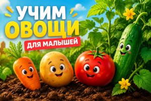 Учим овощи для малышей: развитие речи и первые слова