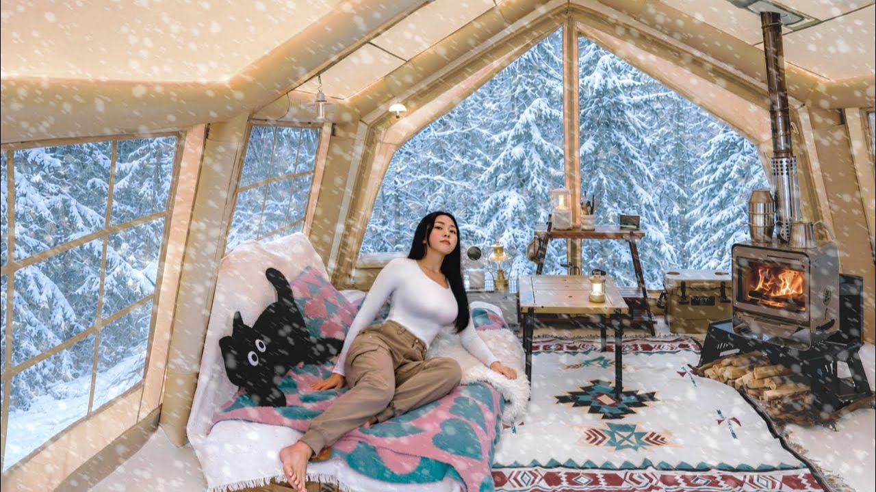 (AYA CAMPING)  ❄️7 дней в снежном кемпинге