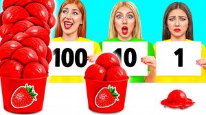 100 Слоев Еды Челлендж # Смешные Ситуации и Неудачи от Funny DO Challenge