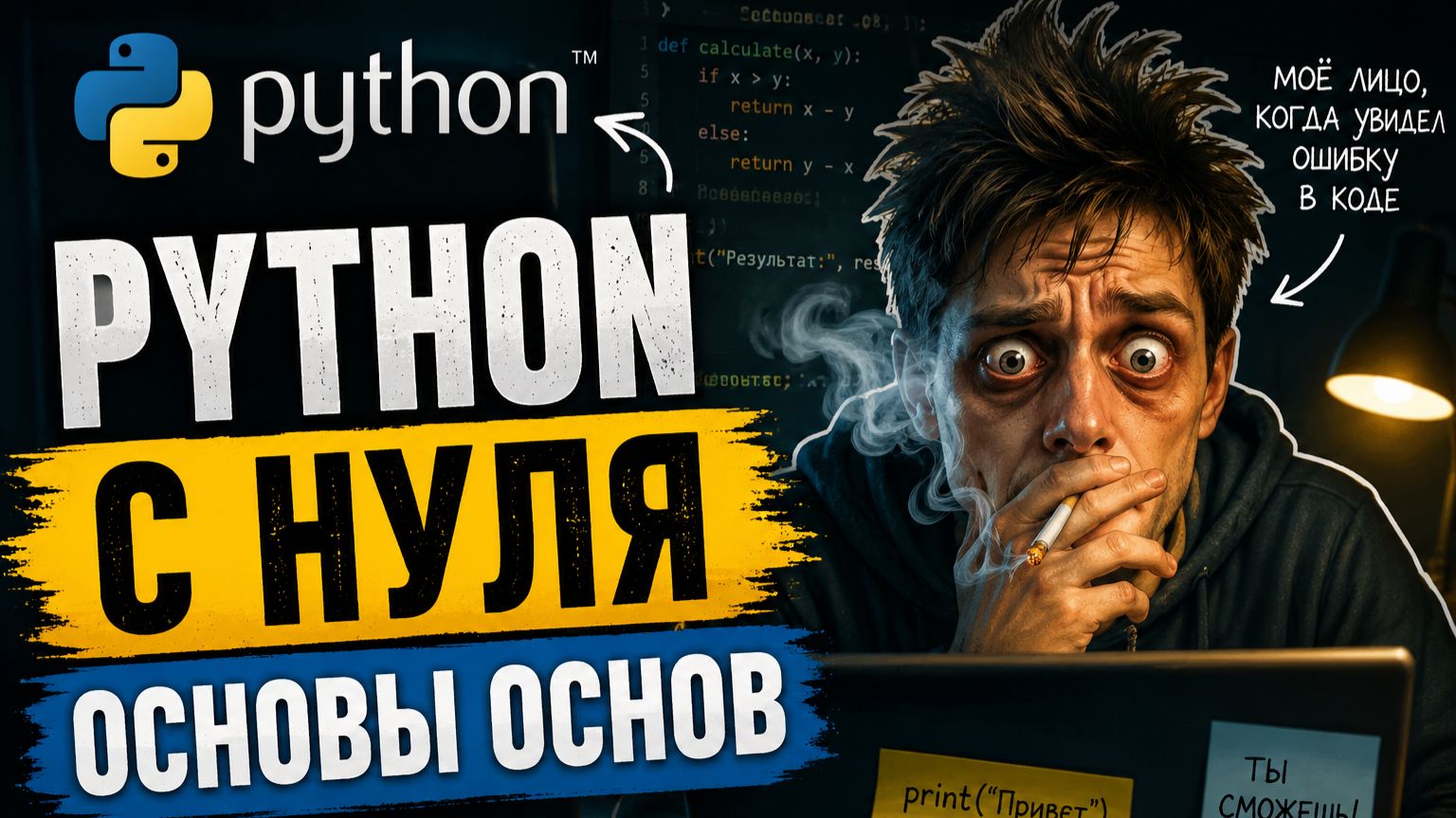 PYTHON С НУЛЯ — ОСНОВЫ ОСНОВ