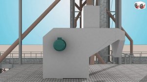 Комплекс зерноочистительно-сушильный. 3D-анимация