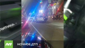 Ночное ДТП на перекрёстке в Нижневартовске
