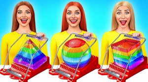 Геометрический Челлендж с Едой # Смешные Ситуации с Едой с