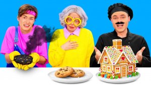 Кулинарный Челлендж_ Я против Бабушки _ Потрясающие Кулинарные Рецепты