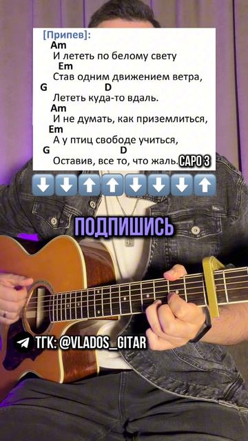 АМЕГА ЛЕТЕТЬ РАЗБОР НА ГИТАРЕ
