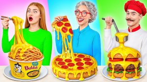 Кулинарный Челлендж_ Я против Бабушки _ Простые Кухонные Хитрости