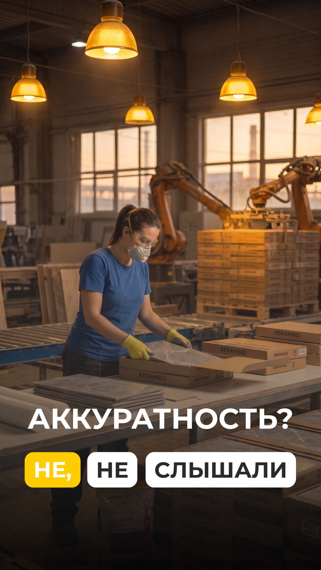 «Аккуратнее, это же плитка!»