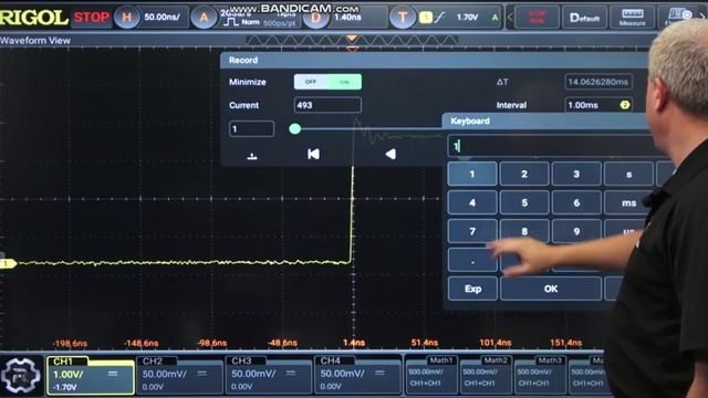 RIGOL DHO4000 визуализация