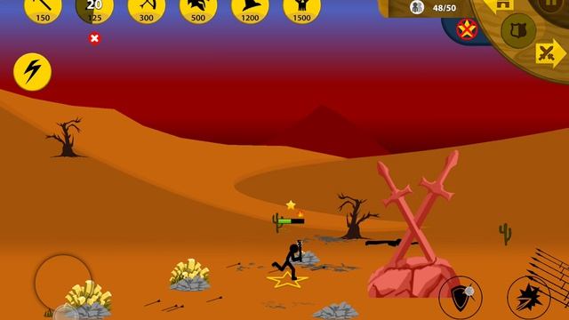 Stick War Legacy, турнир (insane, без баффов, без скинов, без апгрейда, хакера надо перепройти)