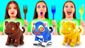 Бедная vs Богатая vs Ультра Богатая еда Челлендж # Смешные Cитуации