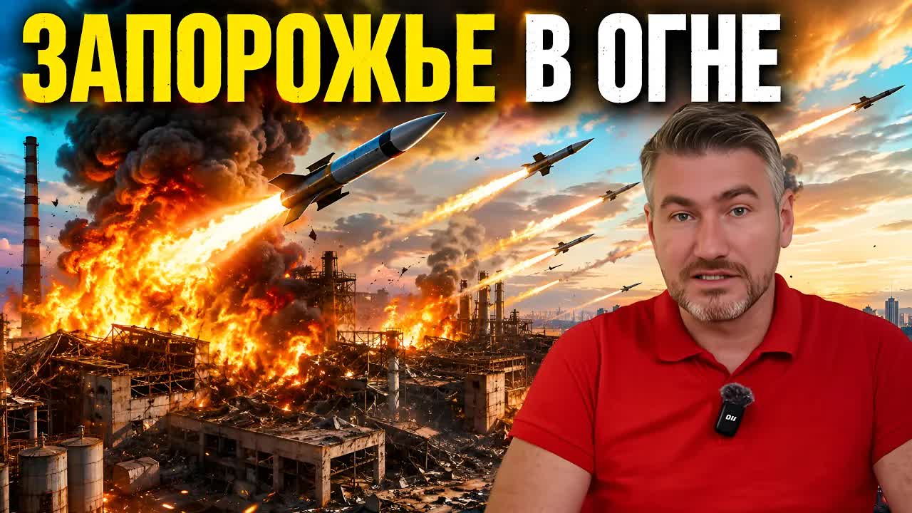 Запорожье Ад. 200 «Искандеров» и «Орешник» стерли завод - Запорожье в центре событий | Егор Мисливец