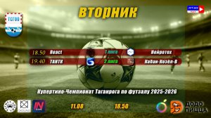 Купертино-Чемпионат Таганрога по футзалу 5х5 2026  13-11 тур