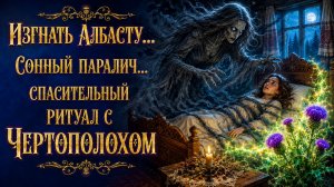 ИЗГНАТЬ АЛБАСТУ…СОННЫЙ ПАРАЛИЧ…СПАСИТЕЛЬНЫЙ РИТУАЛ С ЧЕРТОПОЛОХОМ…ДЛЯ ВСЕХ
